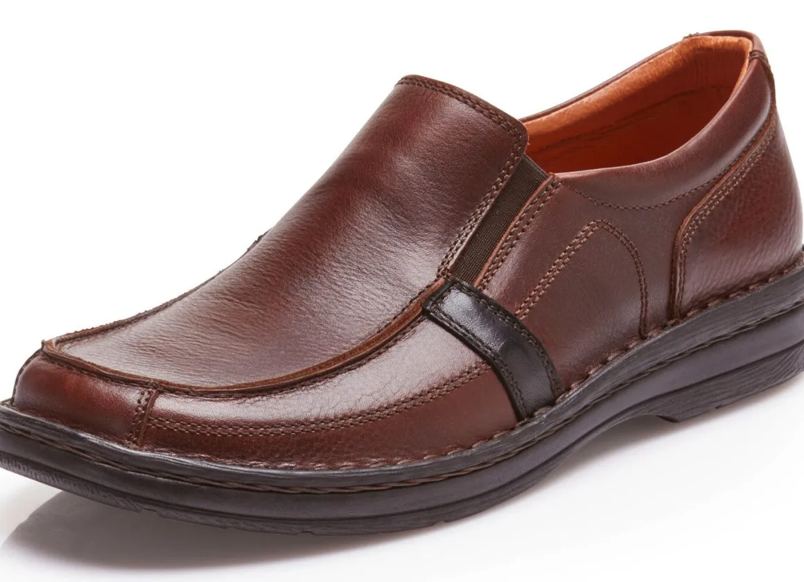 GINO GALANTE, klassische Herren-Slipper, mit herausnehmbarem Fußbett