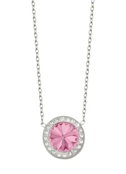 Halskette mit Swarovski®-Kristall in Pink