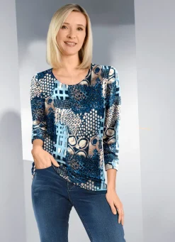 Hübsches Shirt mit 3/4-langen Ärmeln