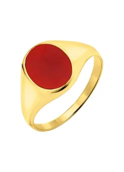 Herrenring mit echt Karneol