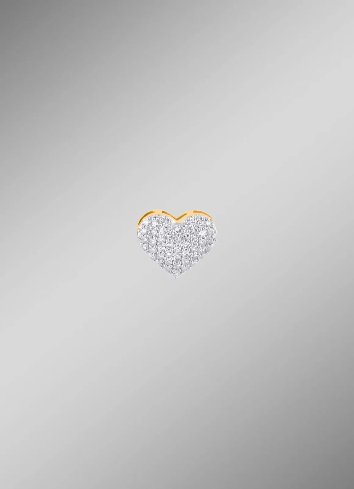 Herz-Anhänger mit 48 Diamanten