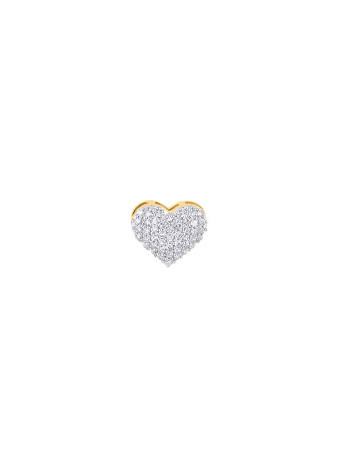 Herz-Anhänger mit 48 Diamanten