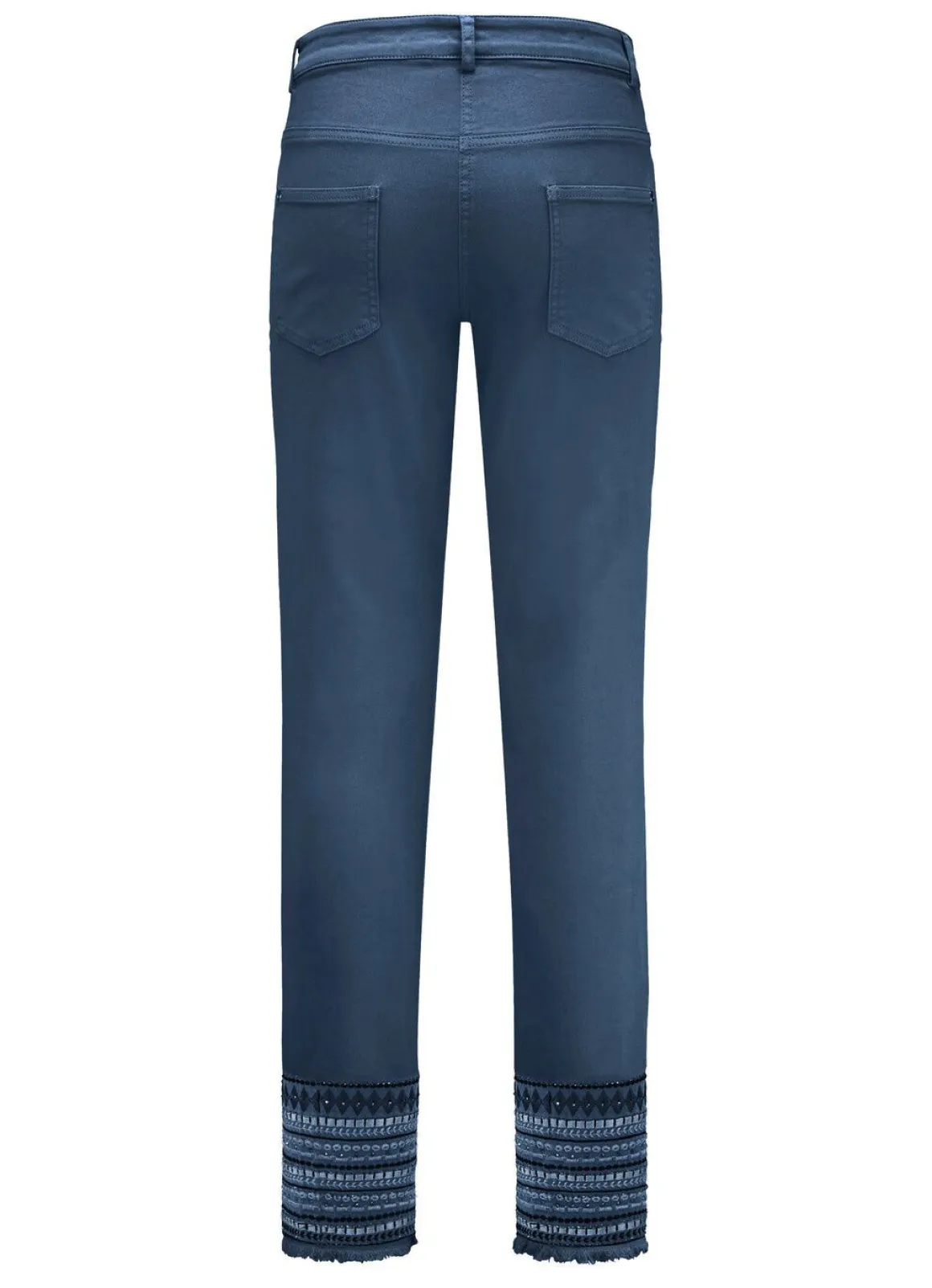 Hose mit aufwendiger Stickerei im Ethno-Stil