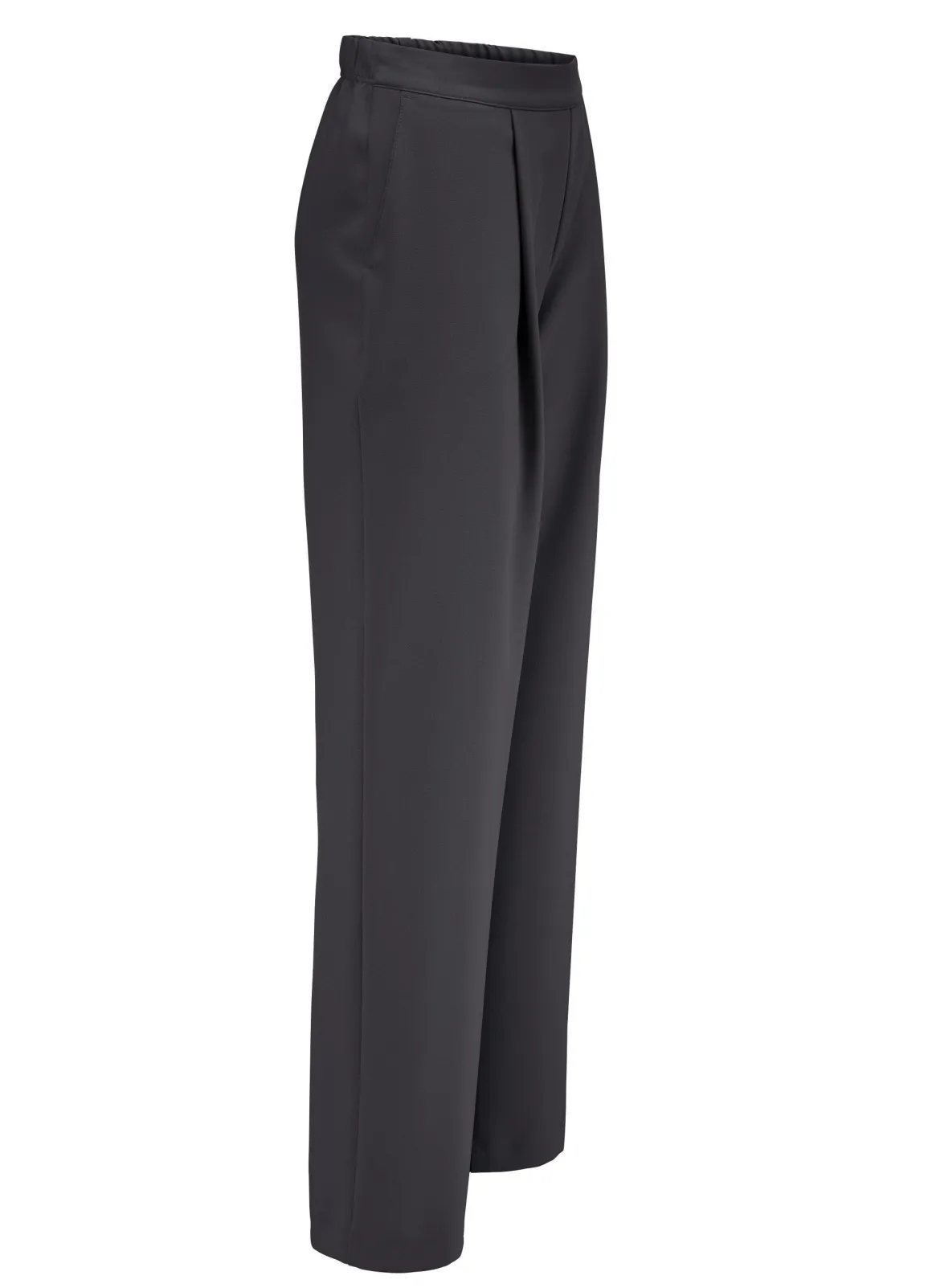 Hose mit Bundfalten in modischer Weite