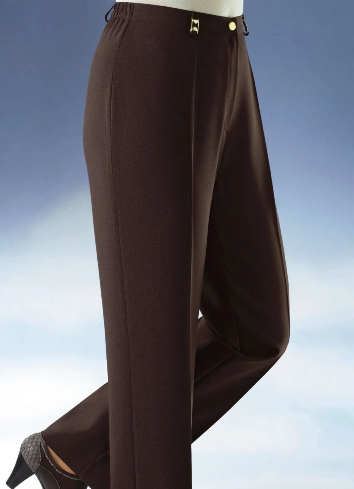 Hose mit weiterem Bundumfang in 8 Farben