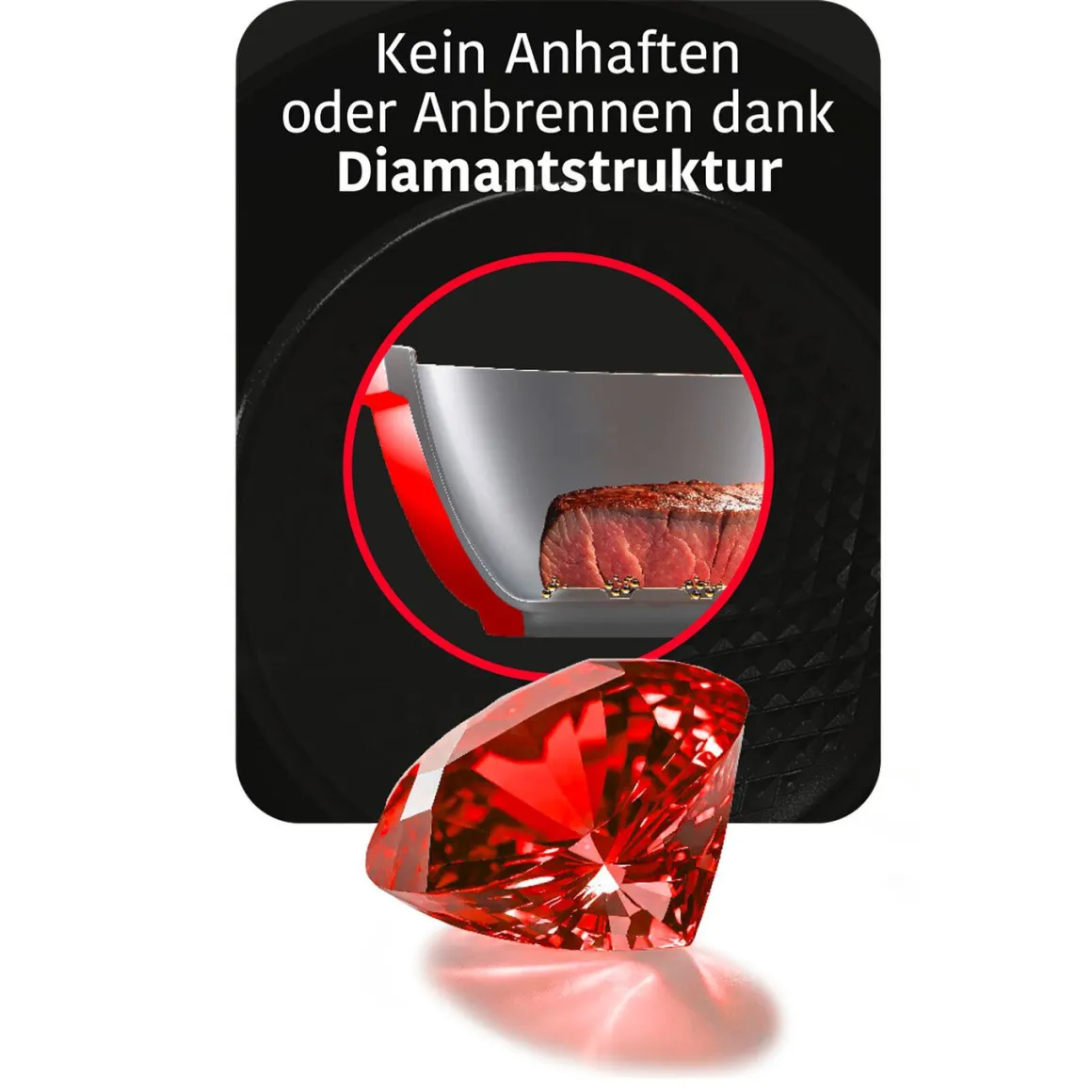 „Hyperflon Diamant®“ Pfannen-Set aus Aluminium