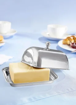 Isotherm-Butterdose aus Edelstahl
