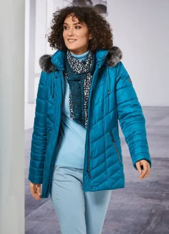 Jacke mit abnehmbarer Kapuze