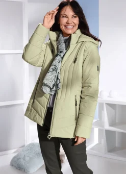 Jacke mit abnehmbarer Kapuze