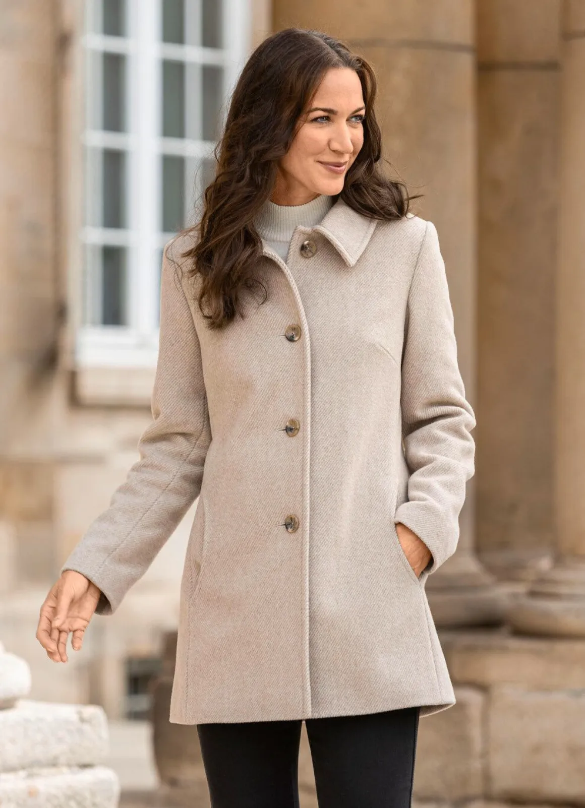 Jacke mit Kaschmir