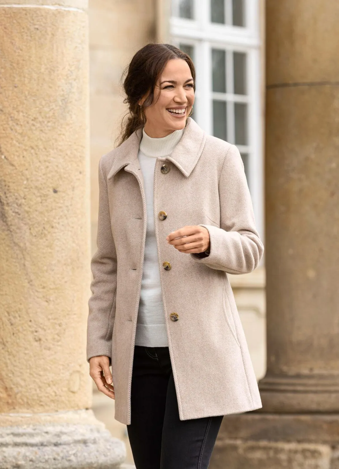 Jacke mit Kaschmir