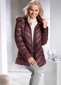 Jacke mit Kunstpelz-Innenausstattung in der Kapuze