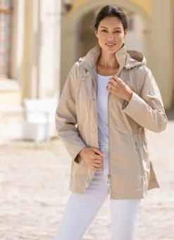 Jacke mit Reißverschluss an den Seitenschlitzen