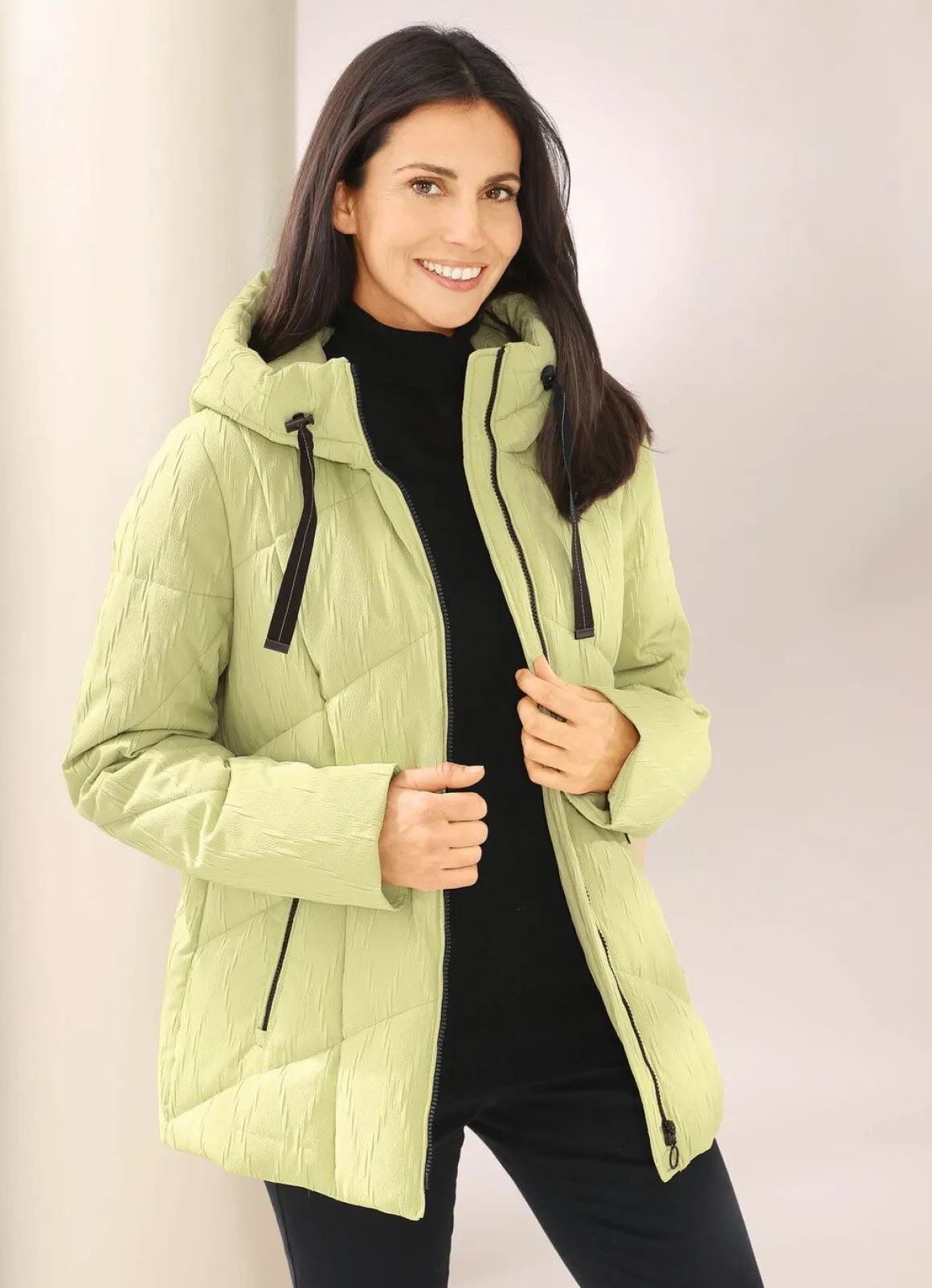 Jacke mit Reißverschlussleiste
