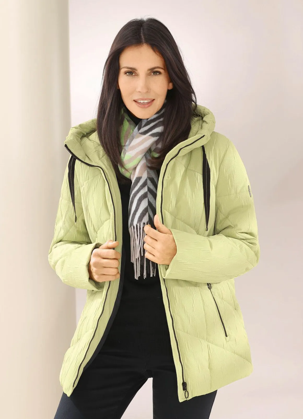 Jacke mit Reißverschlussleiste