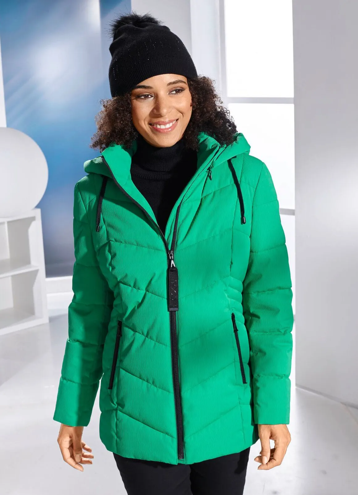 Jacke mit Reißverschlussleiste