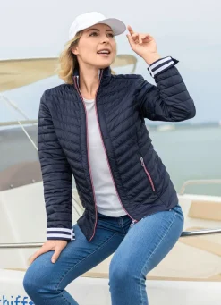 Jacke mit Reißverschlussleiste