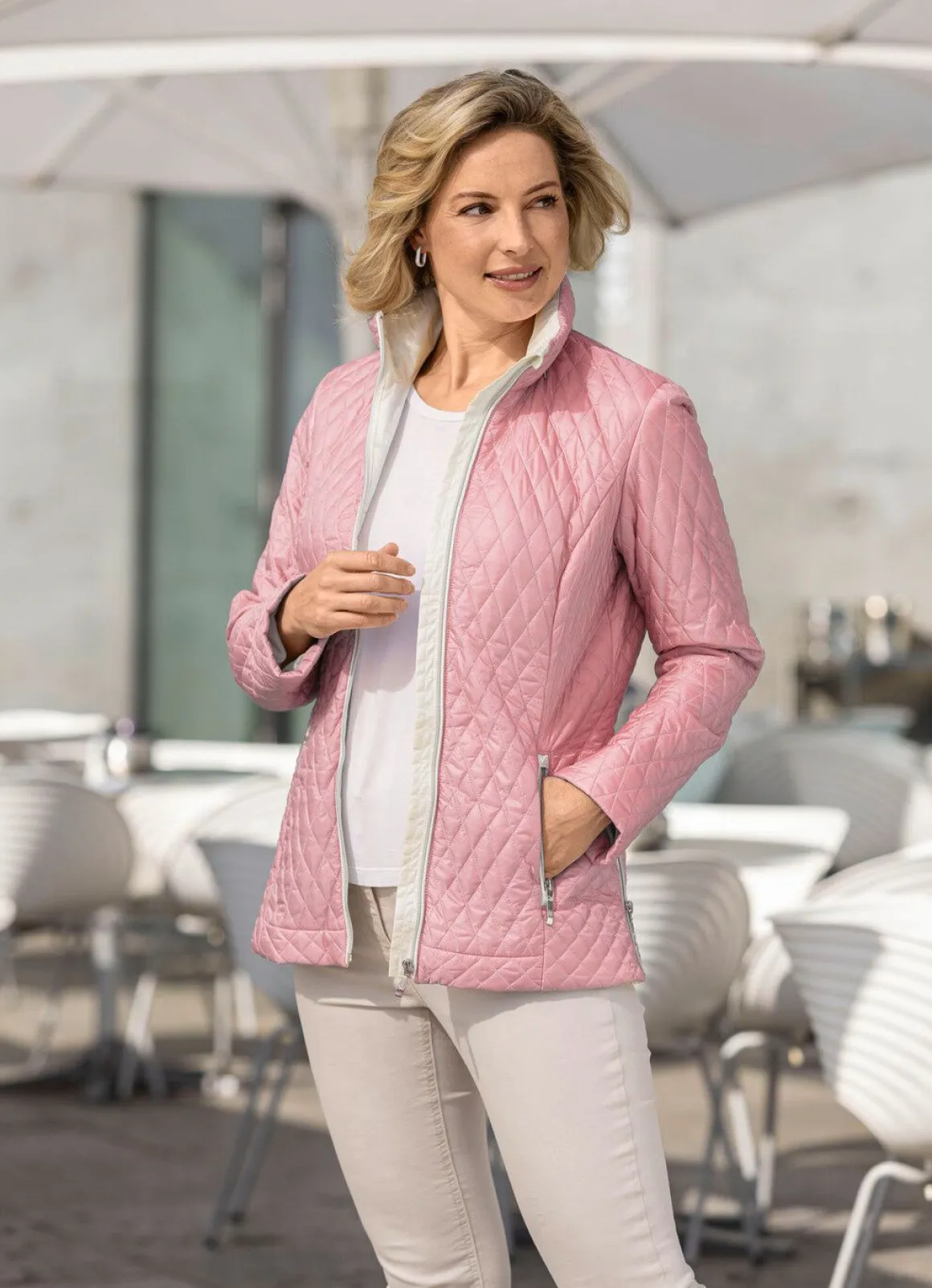 Jacke mit Reißverschlusstaschen