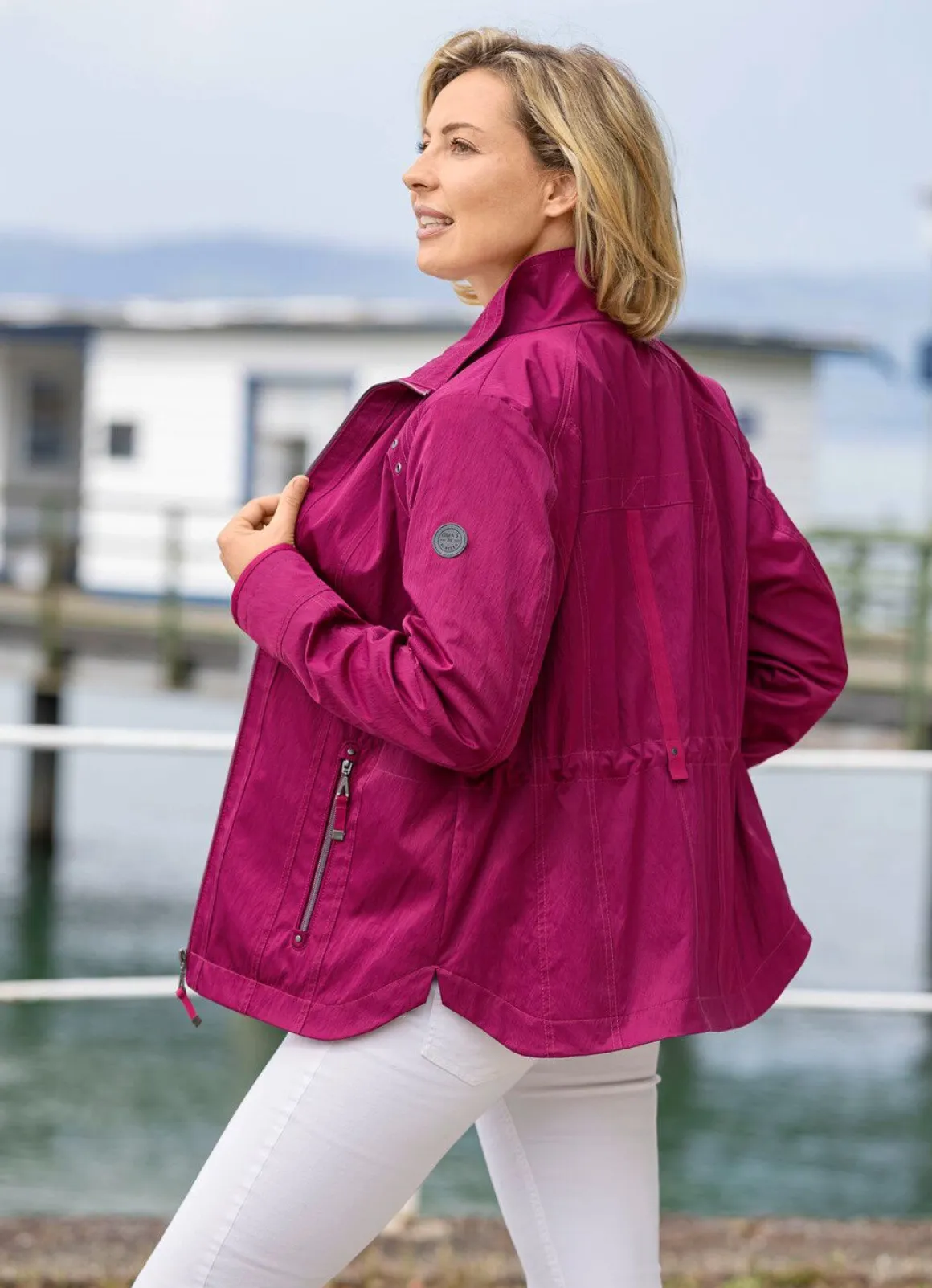 Jacke mit Reißverschlusstaschen