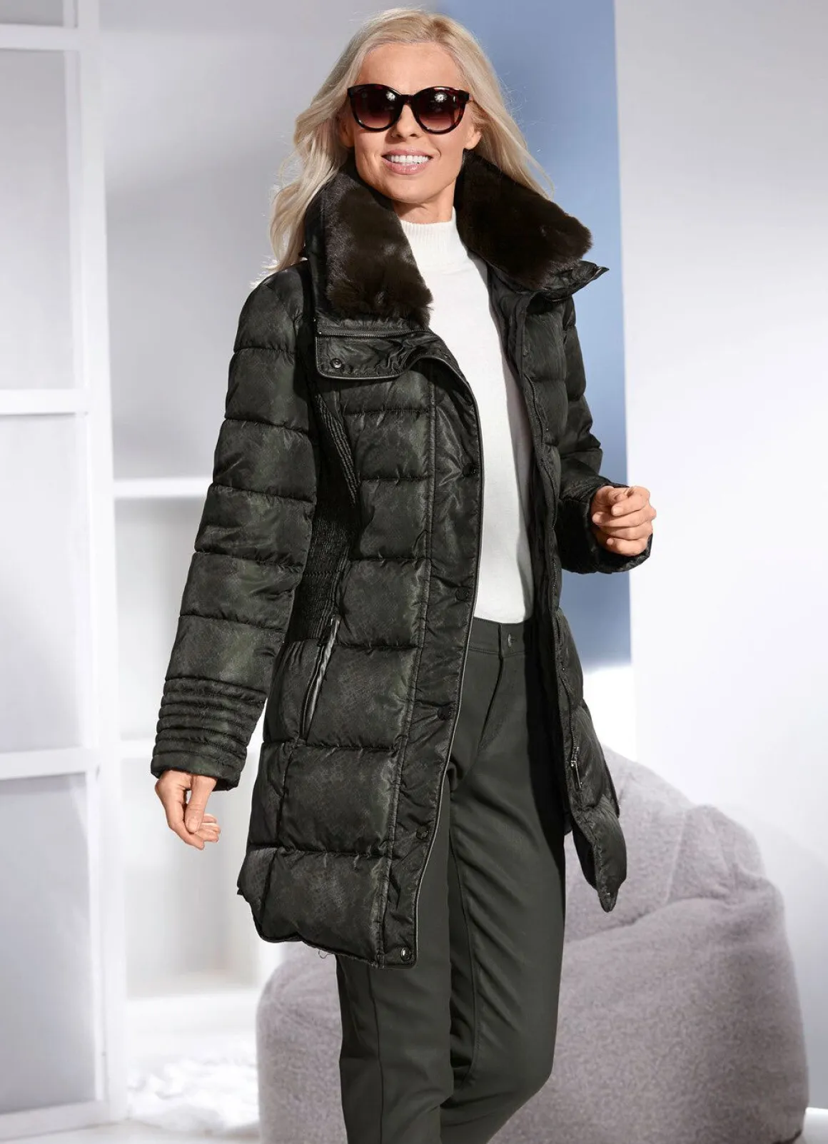 Jacke mit Reptildessin