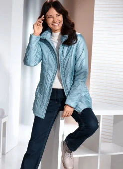 Jacke mit Smokeinsätzen