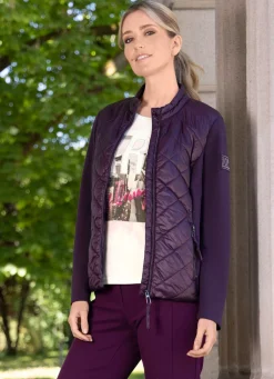 Jacke mit Steppeinsätzen