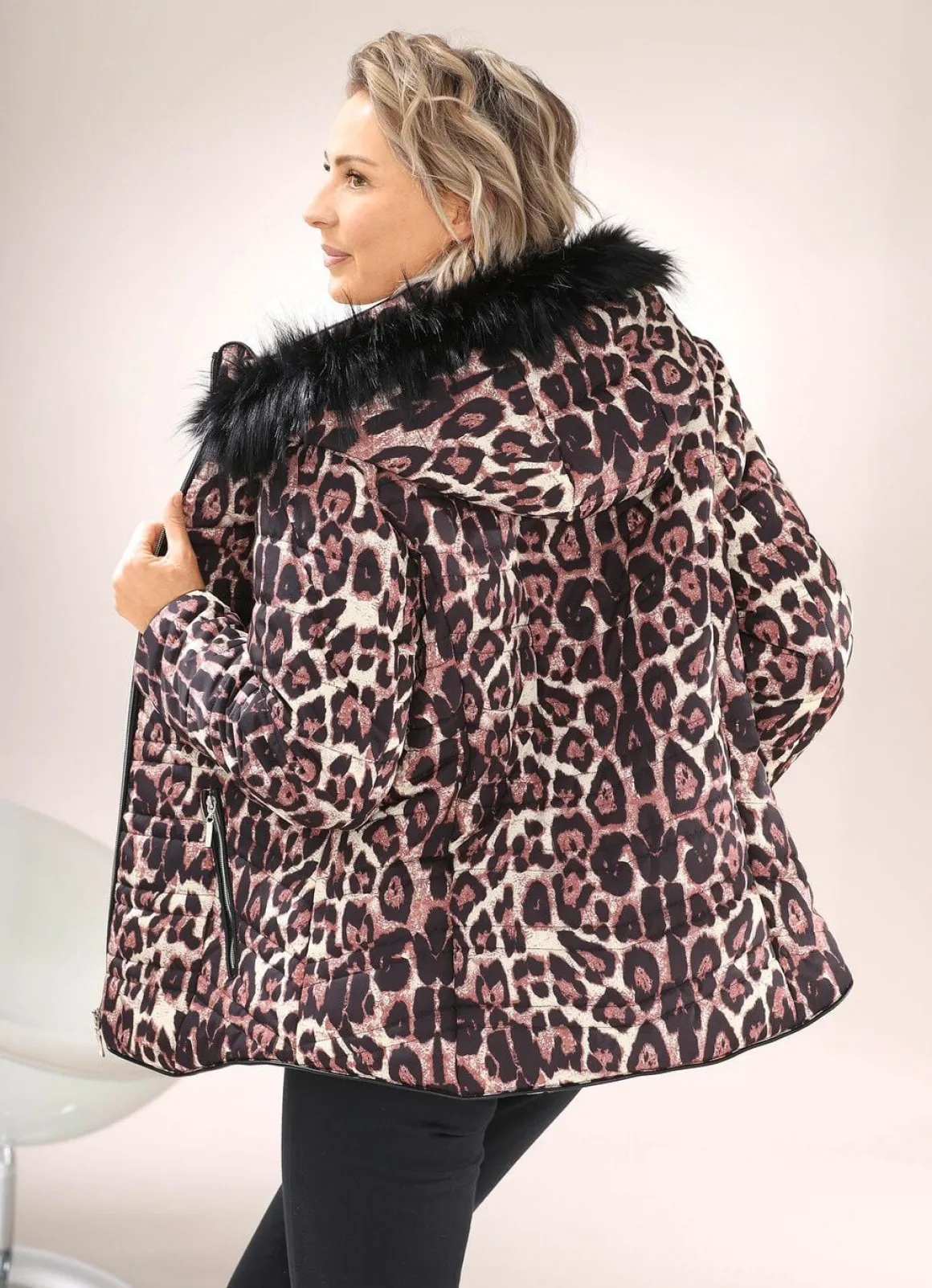 Jacke mit Stretchgürtel