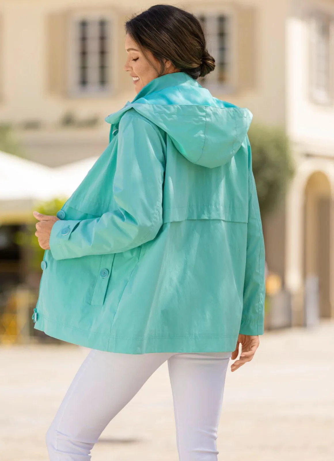 Jacke mit 2-Wege-Reißverschluss