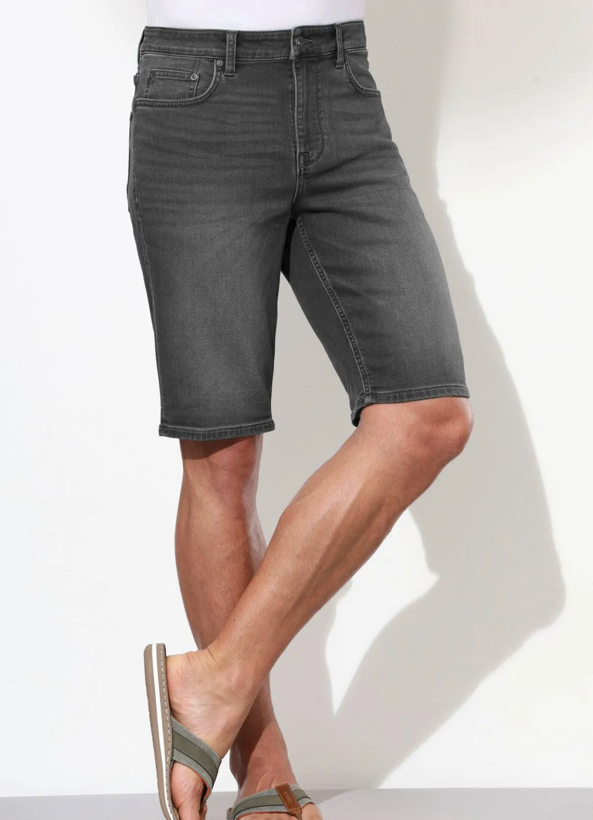 Jeans-Bermudas in 3 Farben
