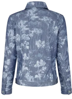 Jeansjacke mit Knopfleiste
