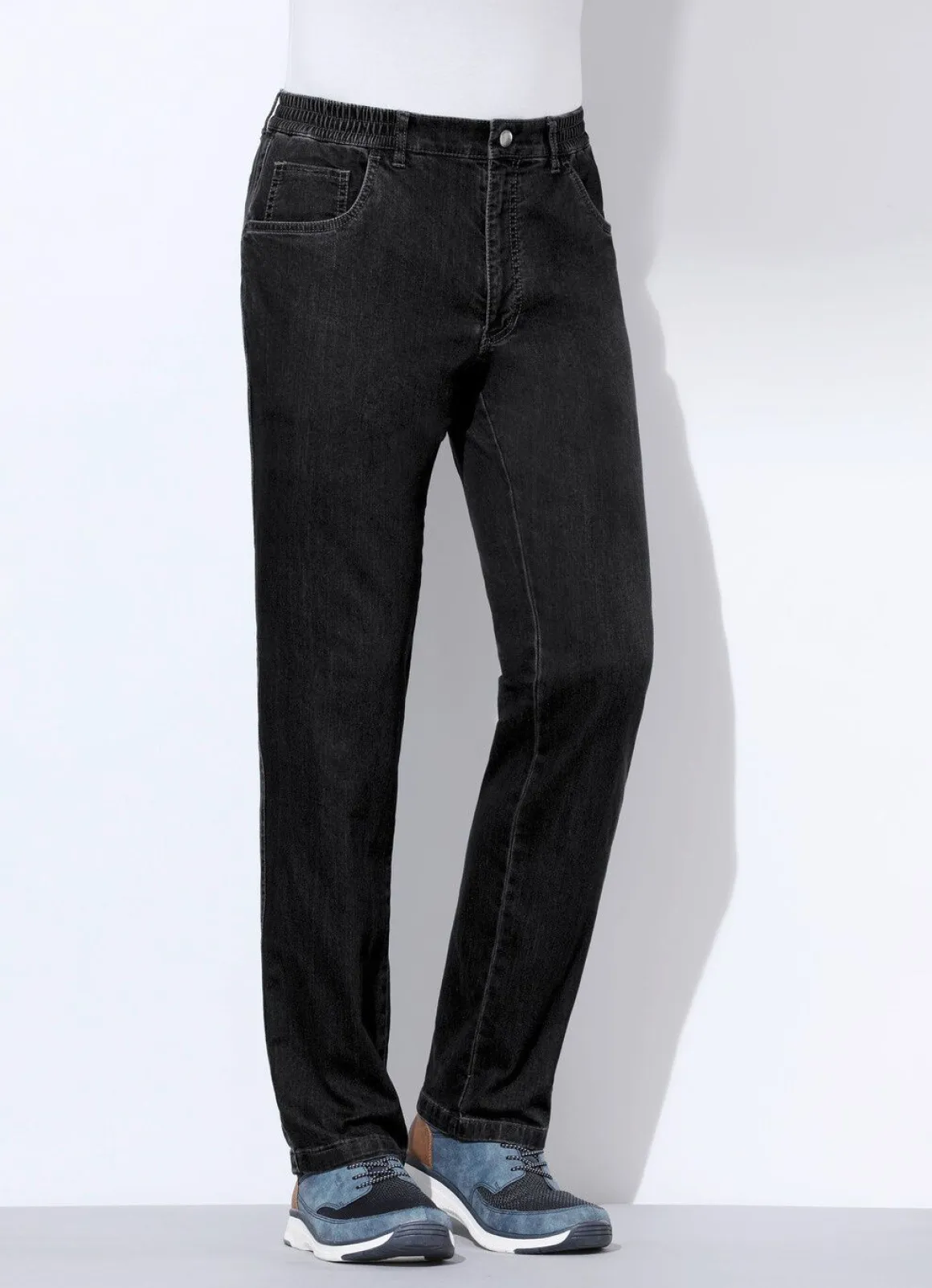 Jeans mit Gummibund in 3 Farben