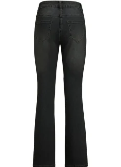 Jeans mit leicht ausgestellter Beinweite