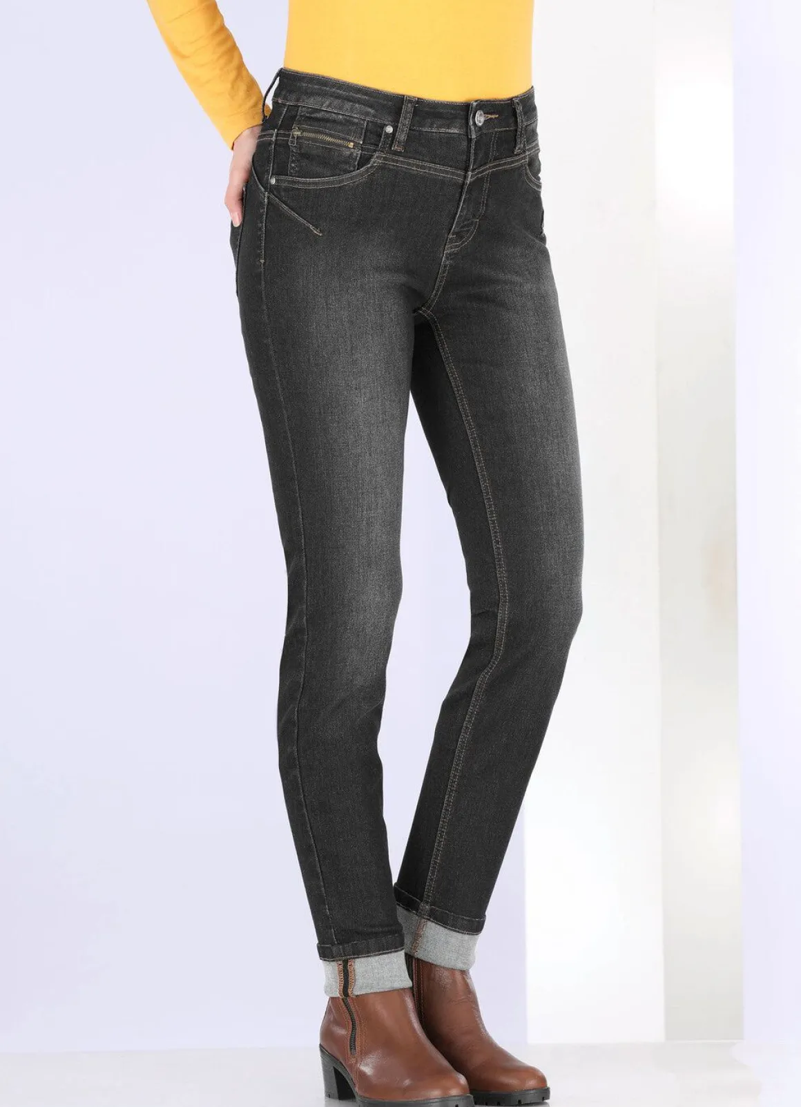 Jeans mit Push-up-Effekt