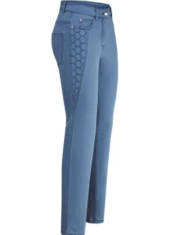 Jeans mit schöner Stickerei