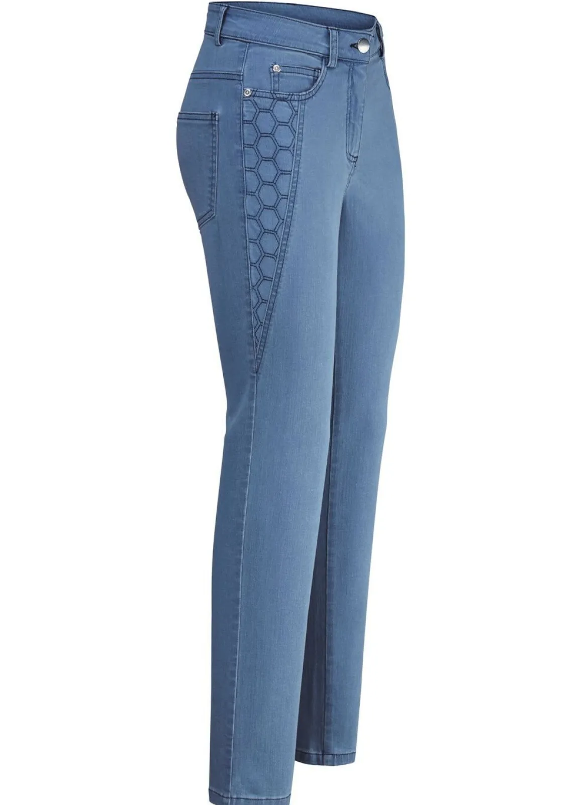 Jeans mit schöner Stickerei