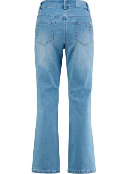 Jeans mit trendigen Ziernieten