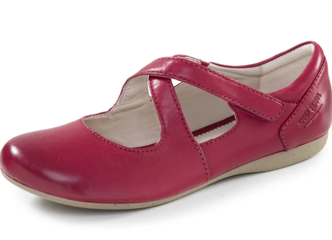 Josef Seibel, schicke Damen-Spangenschuhe, Weite G, mit herausnehmbarem Fußbett