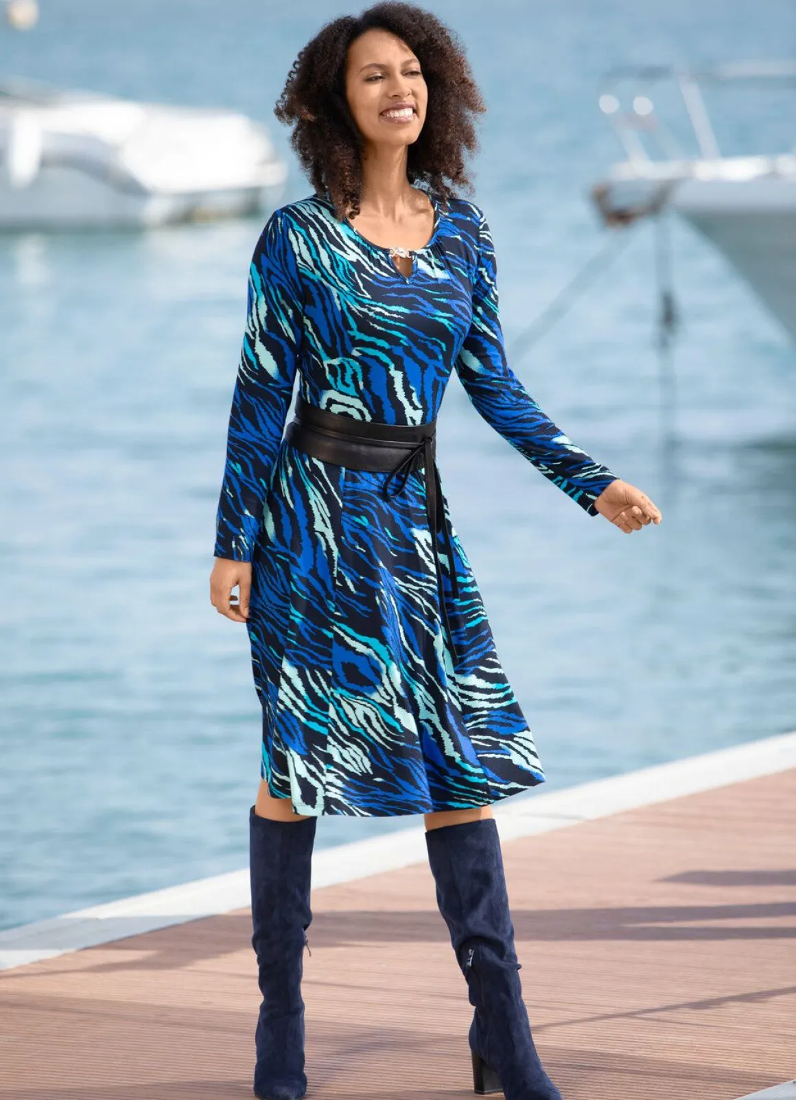 Kleid in Schlupfform