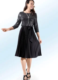 Kleid mit Chiffon-Bindeband