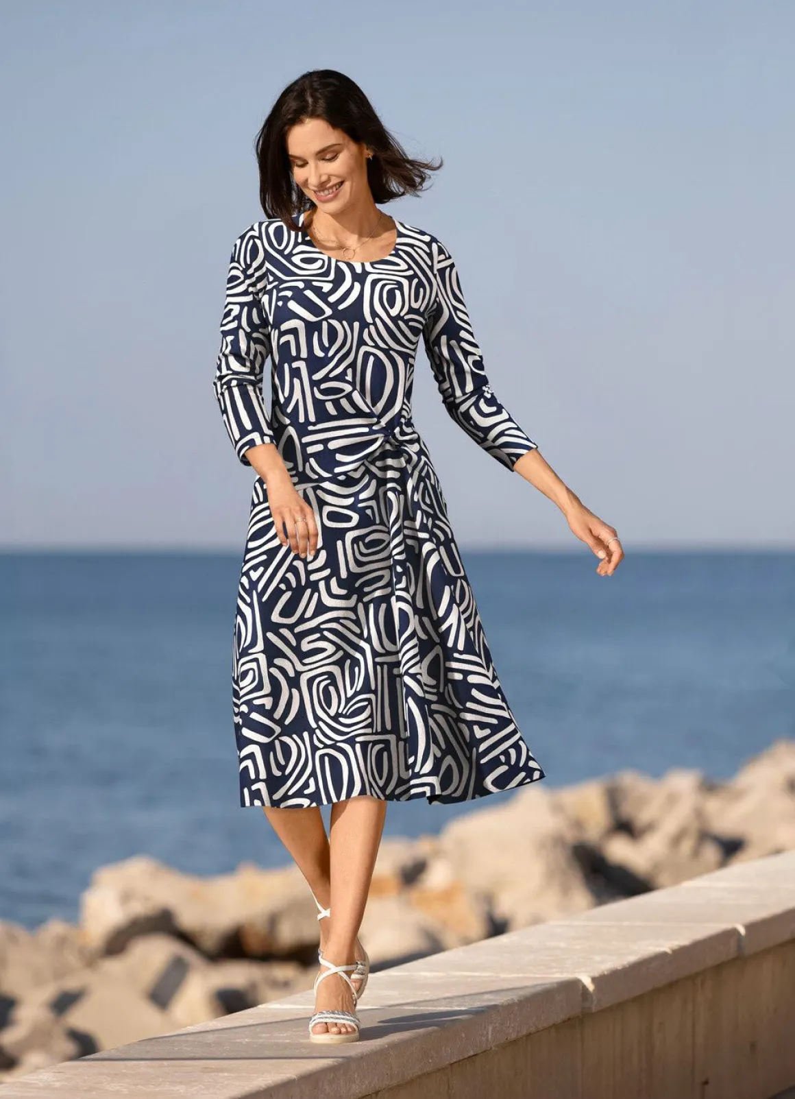 Kleid mit Knotenoptik
