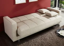 Klick-Klack-Sofa mit Dekokissen
