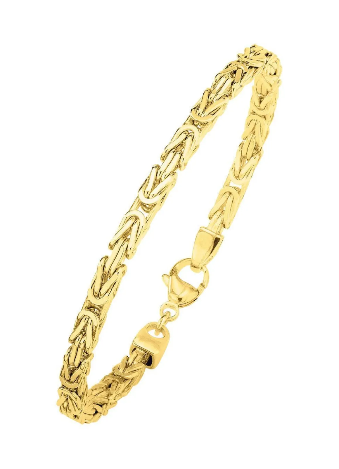 Königsketten-Armband mit Karabinerverschluss