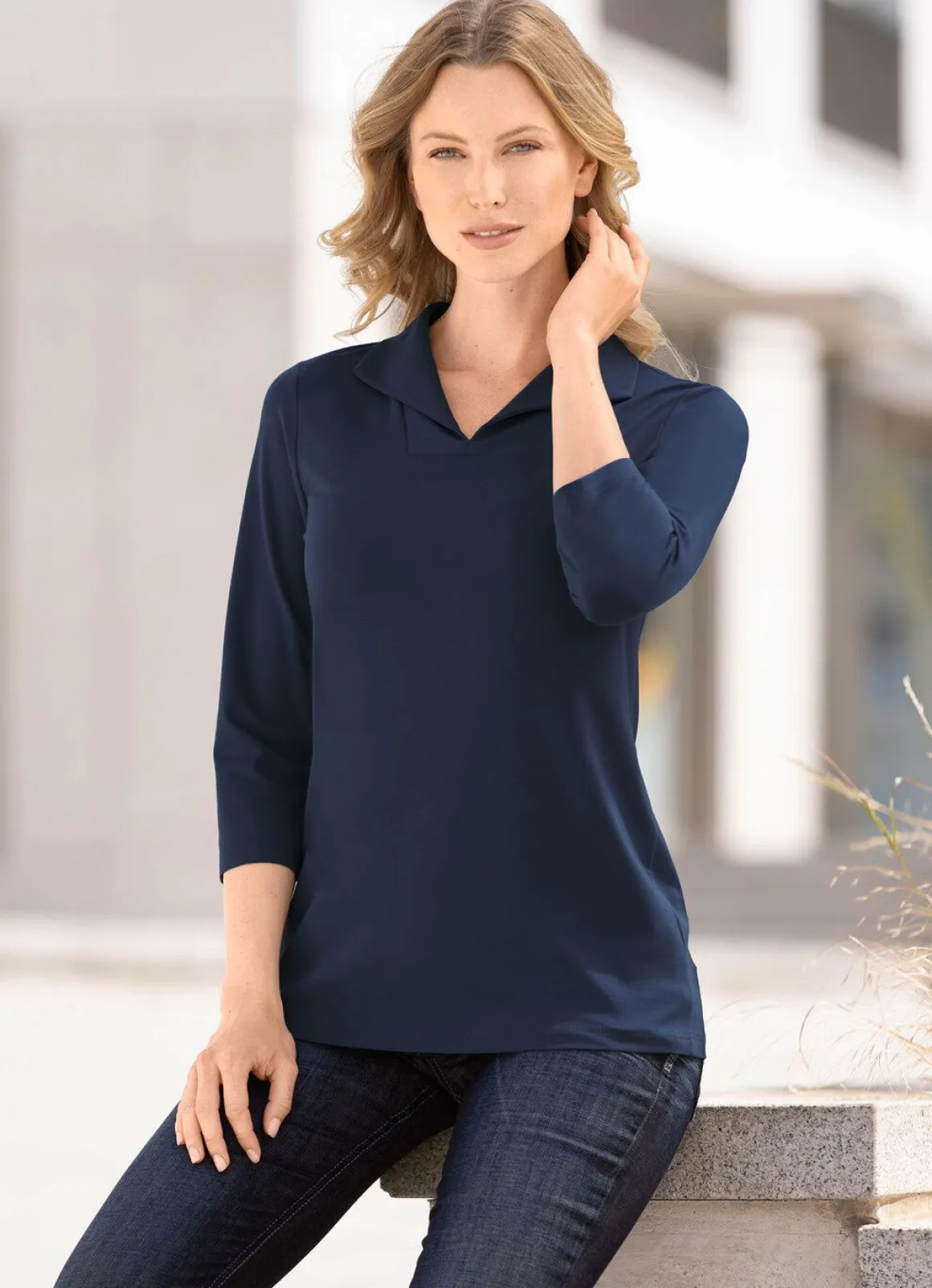 Kombifreundliches Poloshirt