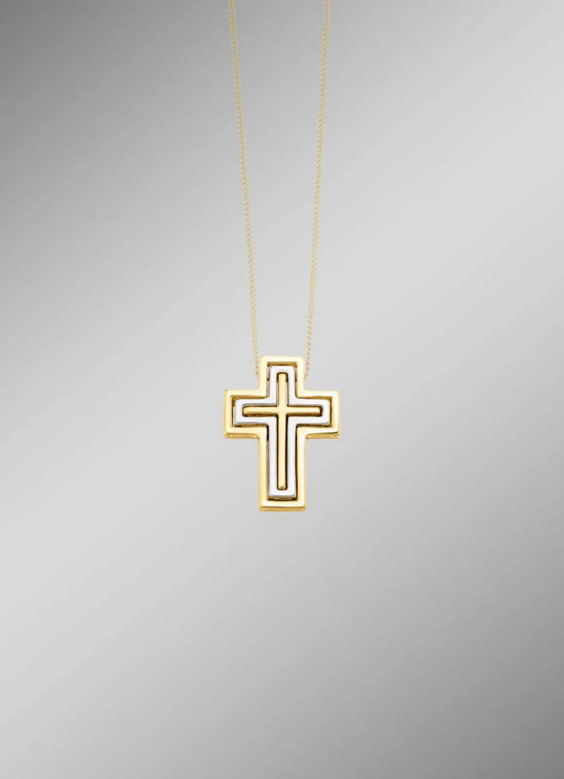 Kreuz-Anhänger mit Brillanten