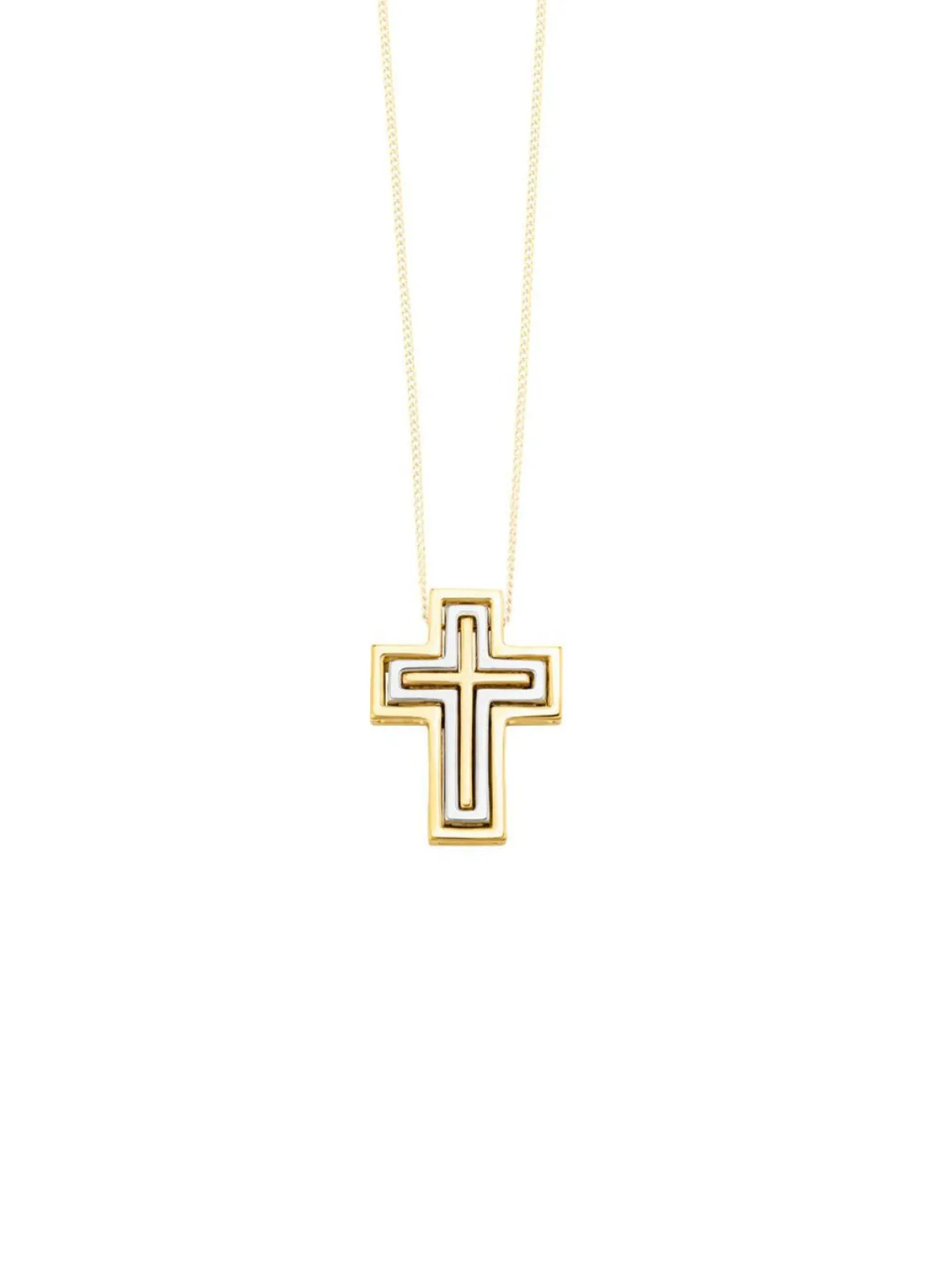 Kreuz-Anhänger mit Brillanten