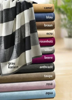 Kuschelig-weiche Schlafdecke Cotton Home