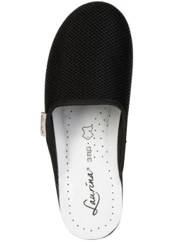 Laurina, Zweierpack, klassische Damen-Hausschuhe, Weite G, aus Mesh-Material