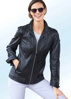 Lederkurzjacke von „Cabrini“