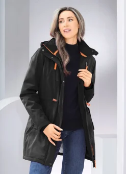 Longjacke aus Softshell