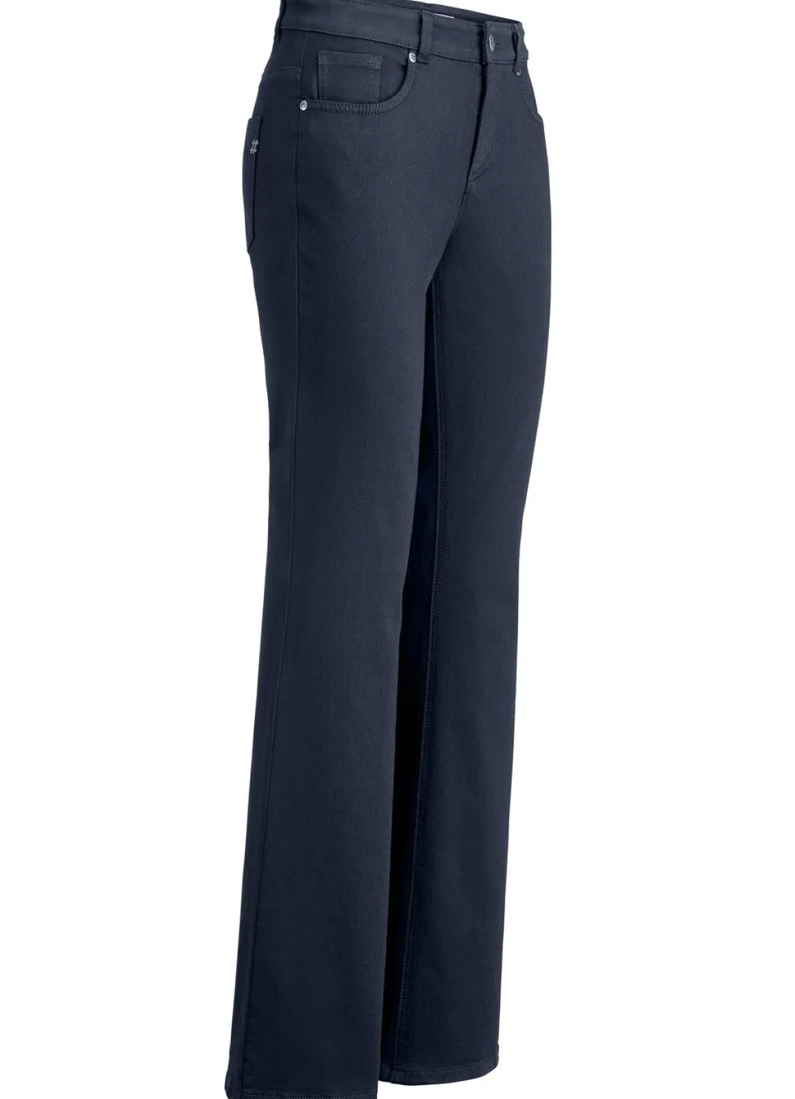 Magic-Jeans mit modisch weiterem Beinverlauf